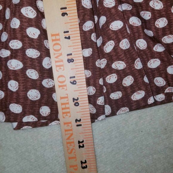 NWT Cristin Stevens Women's Brown Polkadot Blouse and Skirt VTG Set Size Medium - Picture 7 of 13